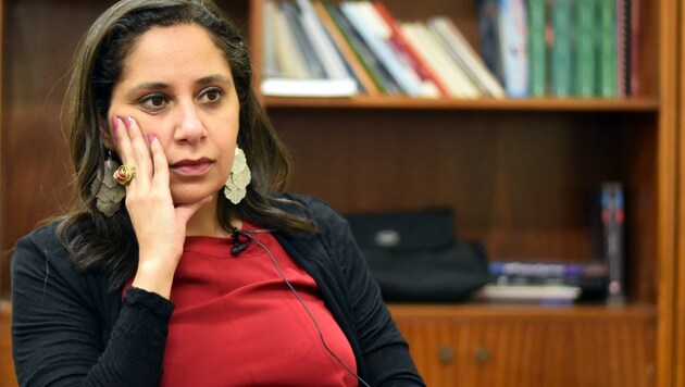 Die ägyptische Frauenrechtlerin Mozn Hassan (Bild: AFP)