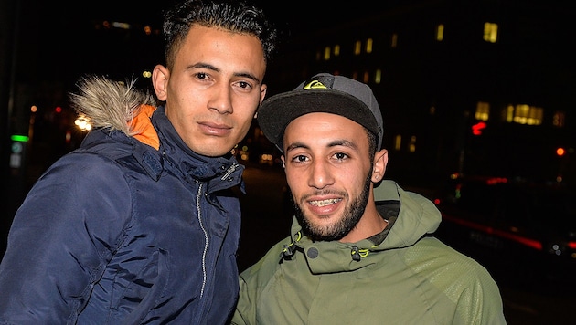 Sie wurden zu Helden in Innsbruck: Mohamed El Khanoussi (links) und Mohamed El Khalif (Bild: zeitungsfoto.at/Daniel Liebl)