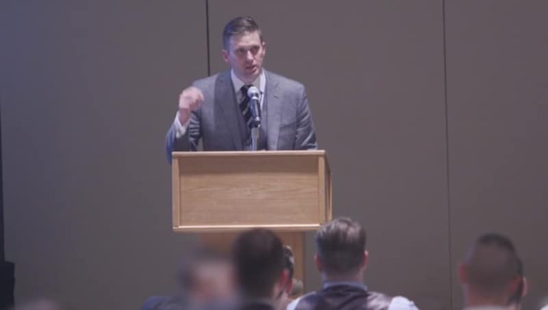 Der Chef des rechtsextremen National Policy Institute, Richard Spencer (Bild: liveleak.com)