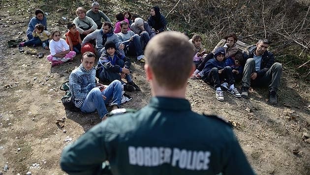 Flüchtlinge in Bulgarien (Bild: EPA)