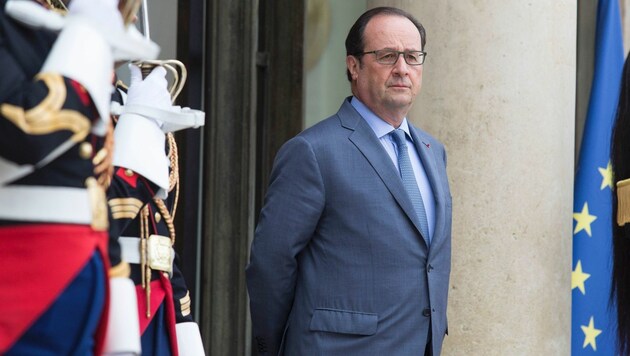 Frankreichs Präsident Hollande (Bild: APA/AFP/GEOFFROY VAN DER HASSELT)