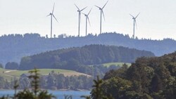 Insgesamt sieben Windräder könnten in Rainbach und Grünbach entstehen (Bild: Wolfgang Weber (Symbolbild))