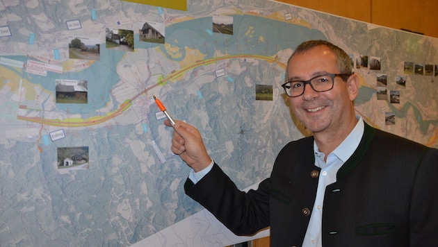 Asfinag-Bau-Geschäftsführer Alexander Walcher präsentierte die neuen Pläne (Bild: Heinz Weeber)