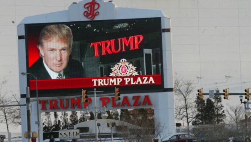 Werbeschild für das "Trump Plaza" in Atlantic City. (Bild: Viennareort)