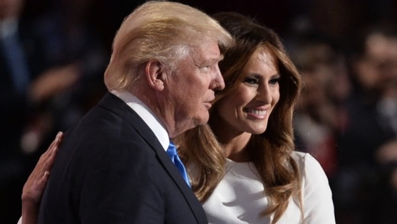 Donald und Melania Trump (Bild: AFP)