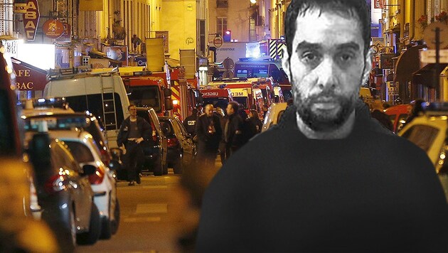 Der mutmaßliche Drahtzieher der Anschläge von Paris: Oussama Ahmad Atar (Bild: AFP, "Krone")