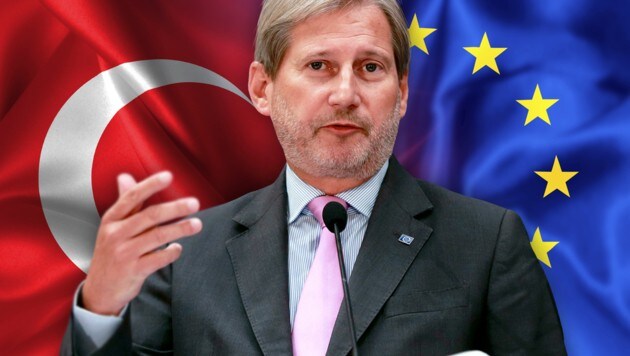 EU-Kommissar Hahn (Bild: AFP/ADEM ALTAN, thinkstockphotos.de)