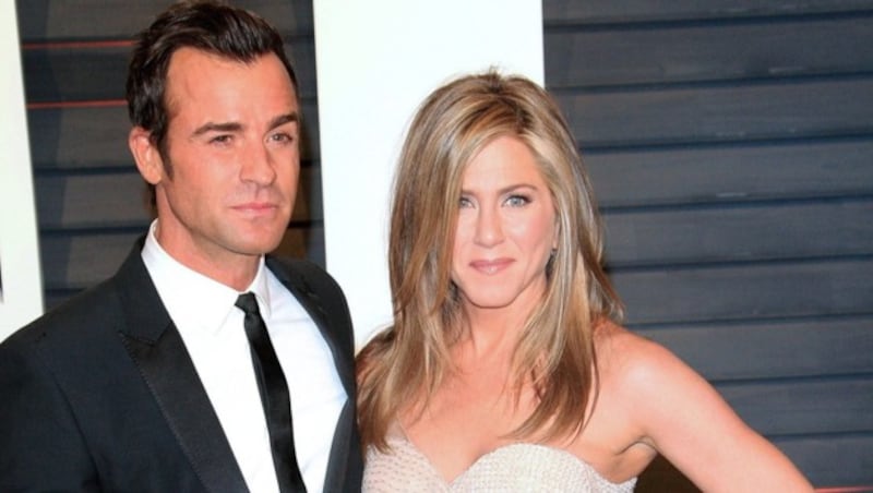 Jennifer Aniston und Justin Theroux (Bild: APA/EPA/NINA PROMMER)