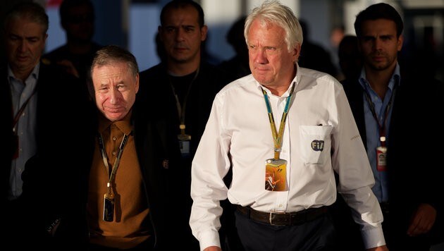 FIA-Präsident Jean Todt und Race Director Charlie Whiting (Bild: AP)