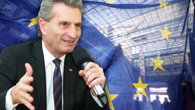 EU-Haushaltskommissar Günther Oettinger (Bild: GERARD CERLES, APA/Peter Hautzinger)