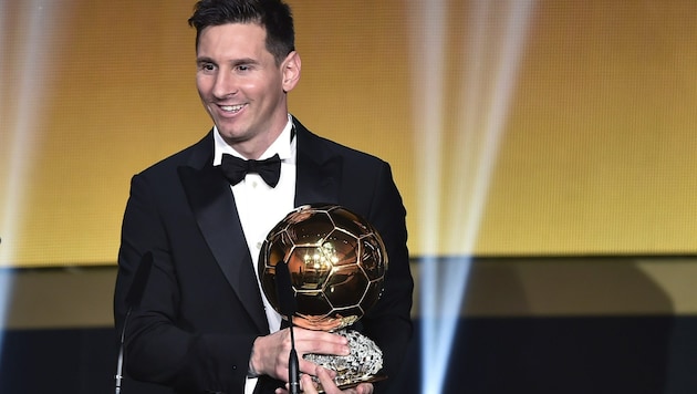Lionel Messi, mehrfacher Weltfußballer des Jahres (Bild: APA/AFP/FABRICE COFFRINI)