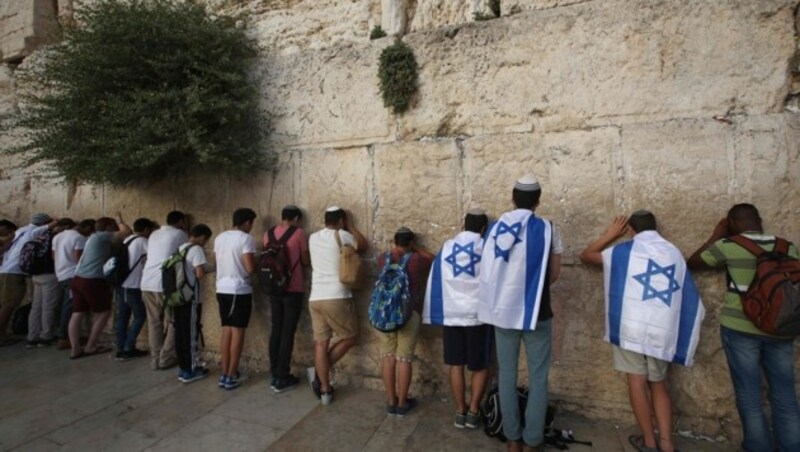 Die Klagemauer in Jerusalem (Bild: APA/AFP/MENAHEM KAHANA)