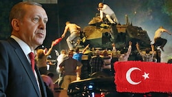 Am Abend des 15. Juli 2016 hatten Teile des Militärs gegen die Regierung des türkischen Präsidenten Recep Tayyip Erdogan geputscht. (Bild: AFP, AP, Thinkstockphotos.com)