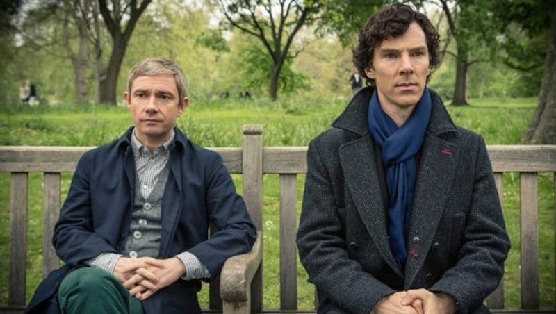 John Watson und Sherlock Holmes (Bild: BBC One)