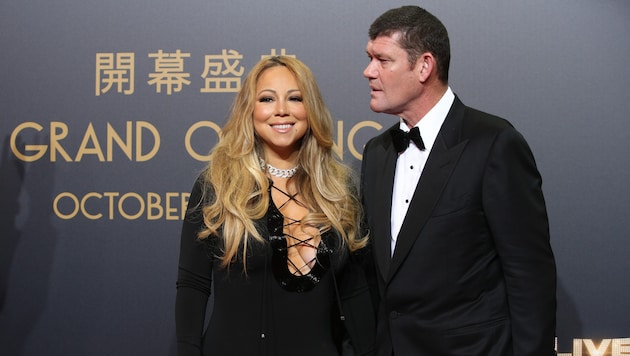 Mariah Carey und ihr Verlobter James Packer (Bild: AP)