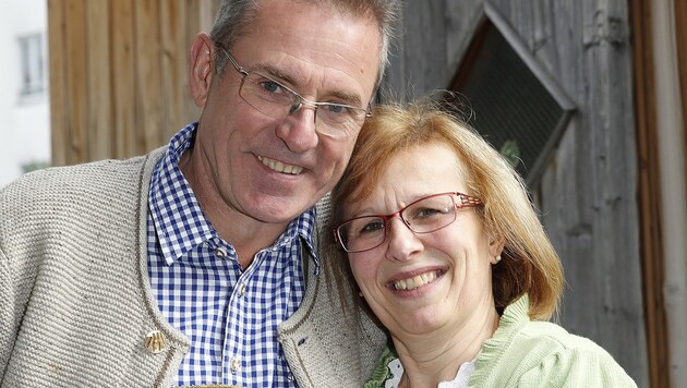 Seit 2009 ein Paar: Ulrike und ihr Lebensgefährte Rupert (Bild: Martin A. Jöchl)