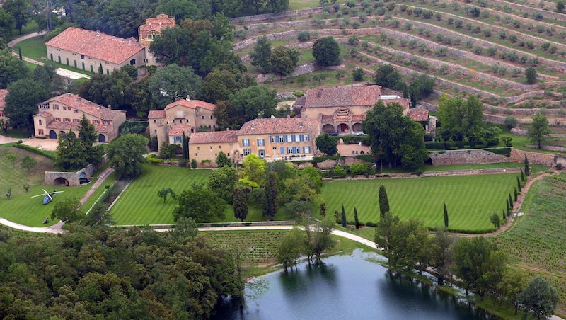 Das südfranzösisches Chateau Miraval (Bild: MICHEL GANGNE/AFP/picturedesk.com)