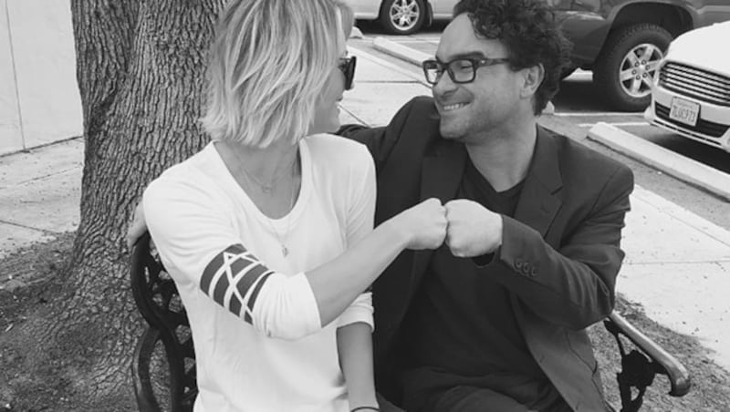 Kaley Cuoco und Johnny Galecki sind nur gute Freunde. (Bild: instagram.com/normancook)