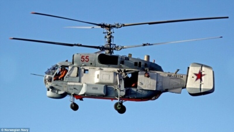 Dieser Hubschrauber des Typs Kamow KA-27 wird im Kampf gegen U-Boote eingesetzt. (Bild: Norwegische Marine)