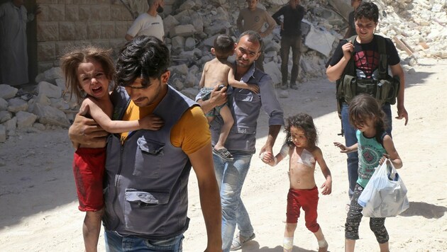 (Bild: APA/AFP/BARAA AL-HALABI)