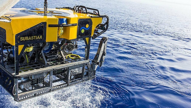 Mit diesem Tauchroboter wurden die Methanquellen entdeckt. (Bild: Schmidt Ocean Institute)