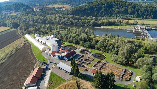 Die Bioethan-Anlage in Straß ist europaweit ein Pionierprojekt. (Bild: Das Luftbild)