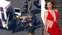 Schock für Miranda Kerr: Ein Einbruch in ihre Villa endete blutig. (Bild: KTLA, APA/AFP/ADRIAN SANCHEZ-GONZALEZ)