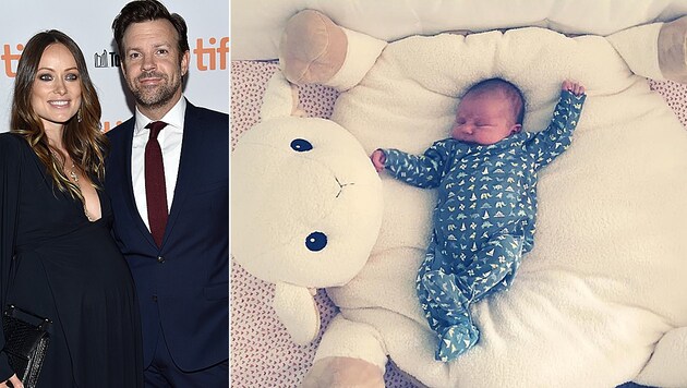 Olivia Wilde und Jason Sudeikis sind stolze Eltern der kleinen Daisy Josephine geworden. (Bild: Evan Agostini/Invision/AP, instagram.com/oliviawilde)
