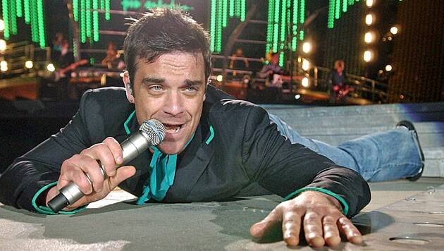 Superstar Robbie Williams (Bild: Mate Nandorfi/EPA/picturedesk.com)