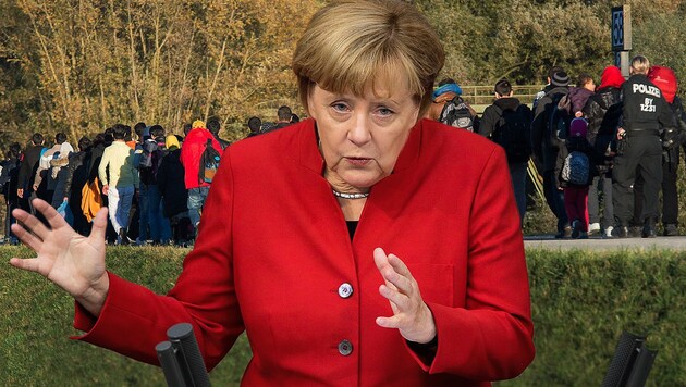 Angela Merkel ist gegen Sanktionen für EU-Staaten, die bei der Verteilung von Flüchtlingen bremsen. (Bild: APA/dpa/Peter Kneffel, AP)