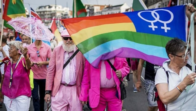 Die "EuroPride" 2016 fand in Amsterdam statt. (Bild: APA/AFP/ANP/REMKO DE WAAL)