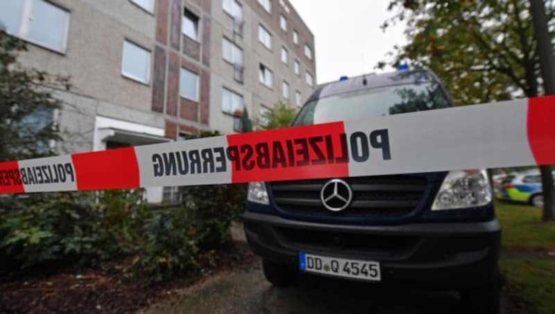 In diesem Wohnhaus wurde Jaber al-Bakr verhaftet. (Bild: Associated Press)