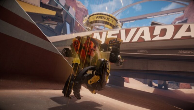 Der Shooter "RIGS Mechanized Combat League" schickt Gamer und ihre Mechs in die Arena. (Bild: Sony)