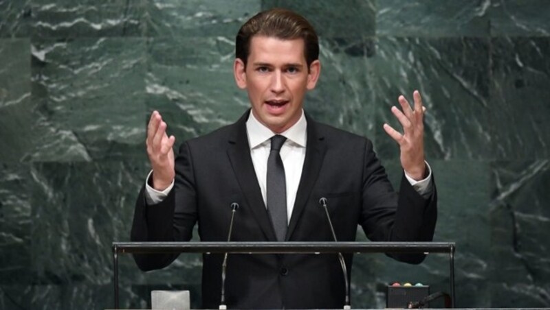 Außenminister Sebastian Kurz (Bild: AFP)