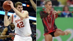 Basketballer Jakob Pöltl (links) und Gymnastin Nicol Ruprecht (Bild: GEPA)