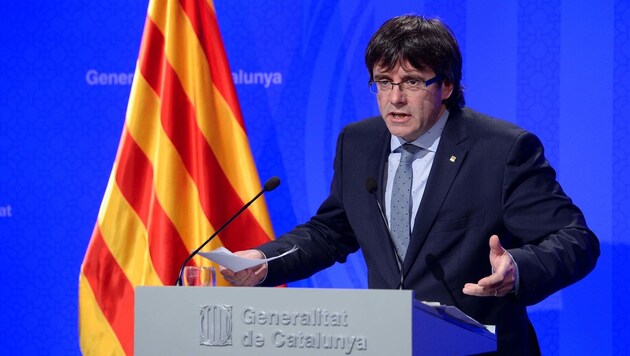 Kataloniens abgesetzter Regierungschef Carles Puigdemont (Bild: APA/AFP/Josep Lago)
