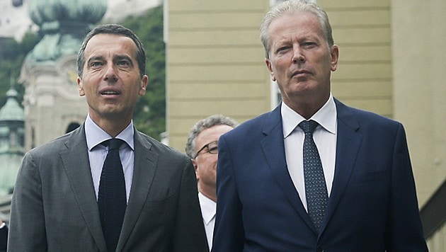 Kanzler Christian Kern (li.) und sein Vize Reinhold Mitterlehner (Bild: APA/BKA/ANDY WENZEL)