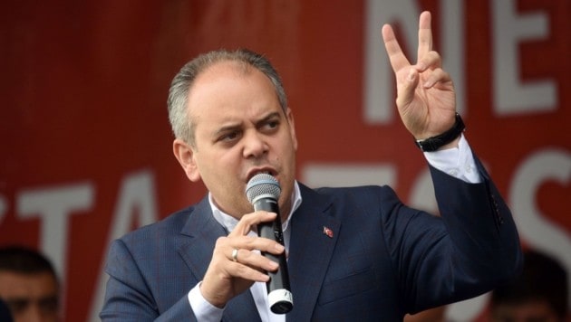 Der türkische Jugend- und Sportminister Akif Cagatay Kilic (Bild: APA/AFP/dpa/HENNING KAISER)