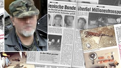 Ausbrecherkönig Max Leitner (58) wurde 1990 beim Geldtransporter-Coup von der Polizei gefasst. (Bild: IPA Tirol, "Krone")