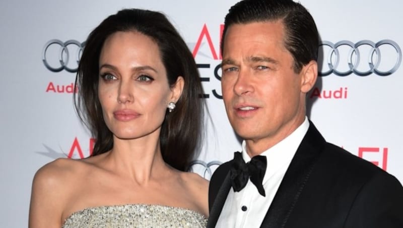 Angelina Jolie und Brad Pitt (Bild: AFP)