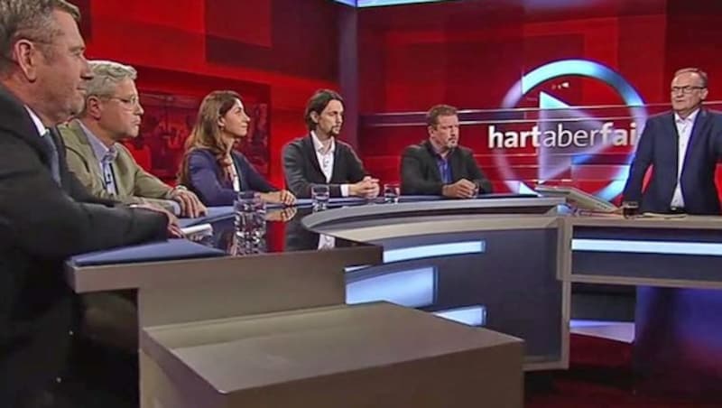 Die ARD-Sendung "Hart aber fair" (Bild: Screenshot/ARD)