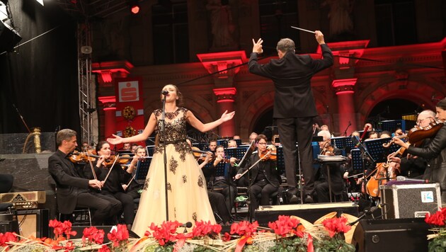 Sopranistin Tatjana Miyus zelebrierte unter anderem Auszüge aus Romeo & Julia (Bild: Jürgen Radspieler)
