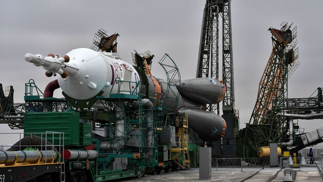 Ein "Soyus"-Trägerrakete (Bild: APA/AFP/Kirill Kudryavtsev)