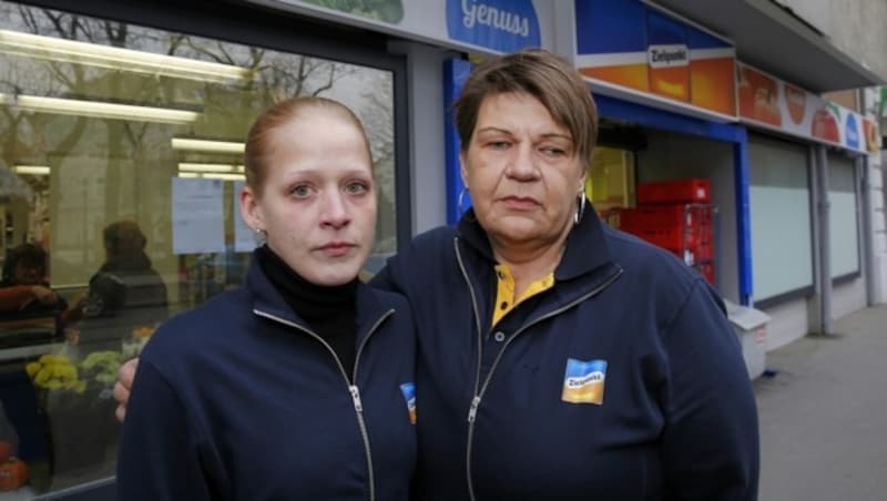 Sabine B. und Manuela L., zwei Opfer der Zielpunkt-Pleite (Bild: Martin A. Jöchl)