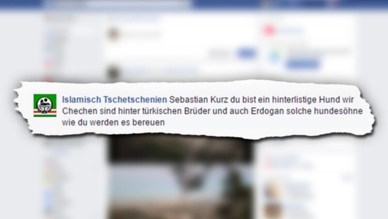 Sebastian Kurz wurde auf Facebook übel beschimpft. (Bild: facebook.com)