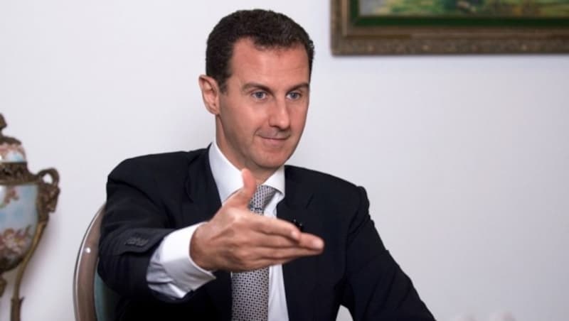 Die UNO ist auf die Kooperation mit Präsident Bashar al-Assad angewiesen. (Bild: APA/AFP/SANA)