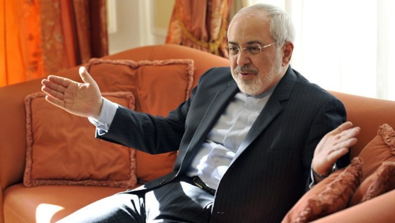 Der iranische Außenminister Mohammad Javad Zarif (Bild: APA/HANS PUNZ)