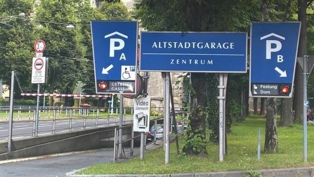 654 neue Parkplätze soll es in der Mönchsberggarage geben. (Bild: Max Grill (Symbolbild))