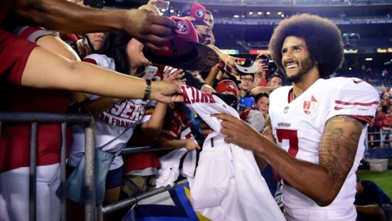 Colin Kaepernick (Bild: APA/AFP/GETTY IMAGES/Harry How)