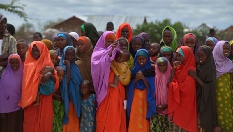 Flüchtlinge in Somalia (Bild: TONY KARUMBA/AFP/picturedesk.com)